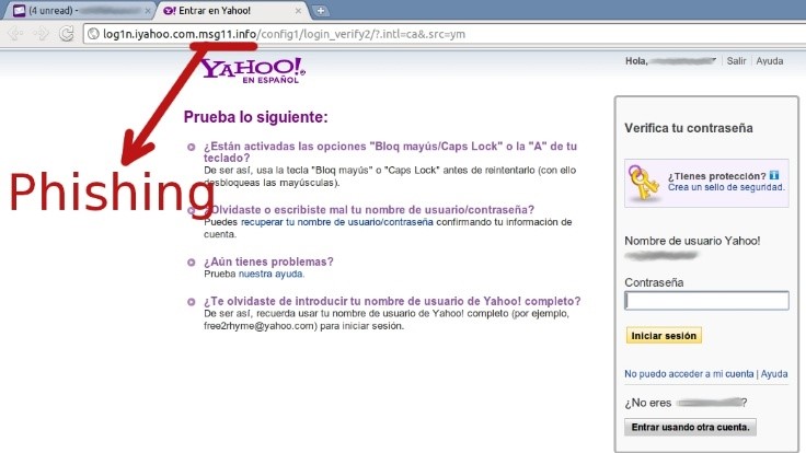 Yahoo Phishing Attacks (2012)